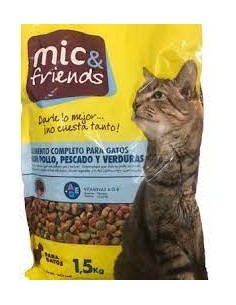 COMIDA GATO MIC&FRIENDS ESTERI.1,5K