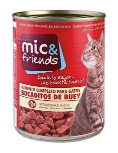 COMIDA GATO MIC&FR.BUEY 415G
