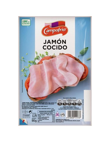 JAMON COCIDO XJ LON 90G 1E