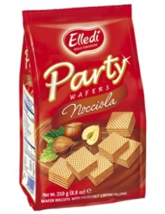 PARTY WAFERS NOCCIO 250G ELLEDI