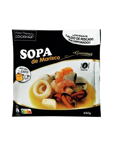 SOPA MARISCO GOURMET+CALDO 450GR