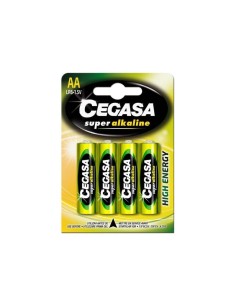 PILA CEGASA SUPER ALC LR6 BLISTER 4 UDS