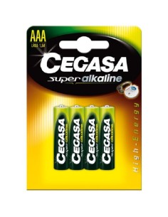 PILA CEGASA SUPER ALC LR03 BLISTER 4 UDS.