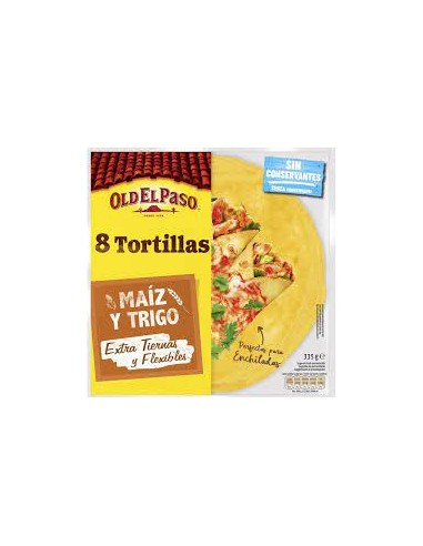 TORTILLAS OLD EL PASO MEJICANAS TRIGO 8U