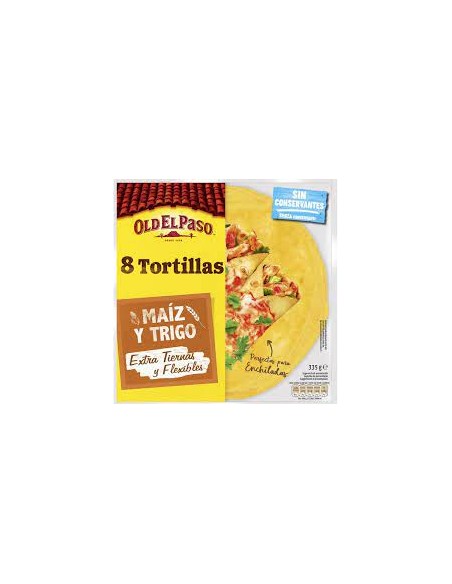 TORTILLAS OLD EL PASO MEJICANAS TRIGO 8U