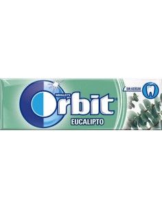 ORBIT CHICLE EUCALIPTO 10 UN