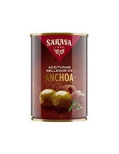 SARASA ACEITUNAS RELLENA ANCHOA LATA 300GR