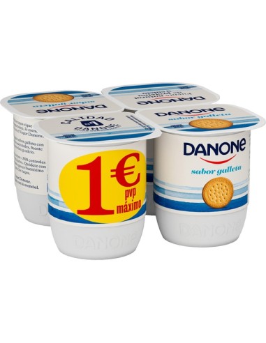 DANONE YOGUR SABOR GALLETA P-4